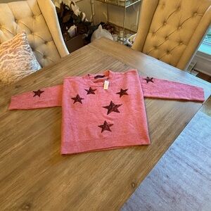 NEW YORK & CO Womens’ Sequin Star Sweater